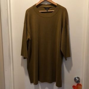 Eileen fisher green sweater tunic